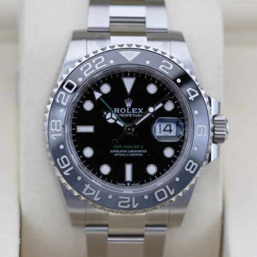 Rolex 126710GRNR Black GMT MASTER II 40mm 2026 BRUCE WAYNE