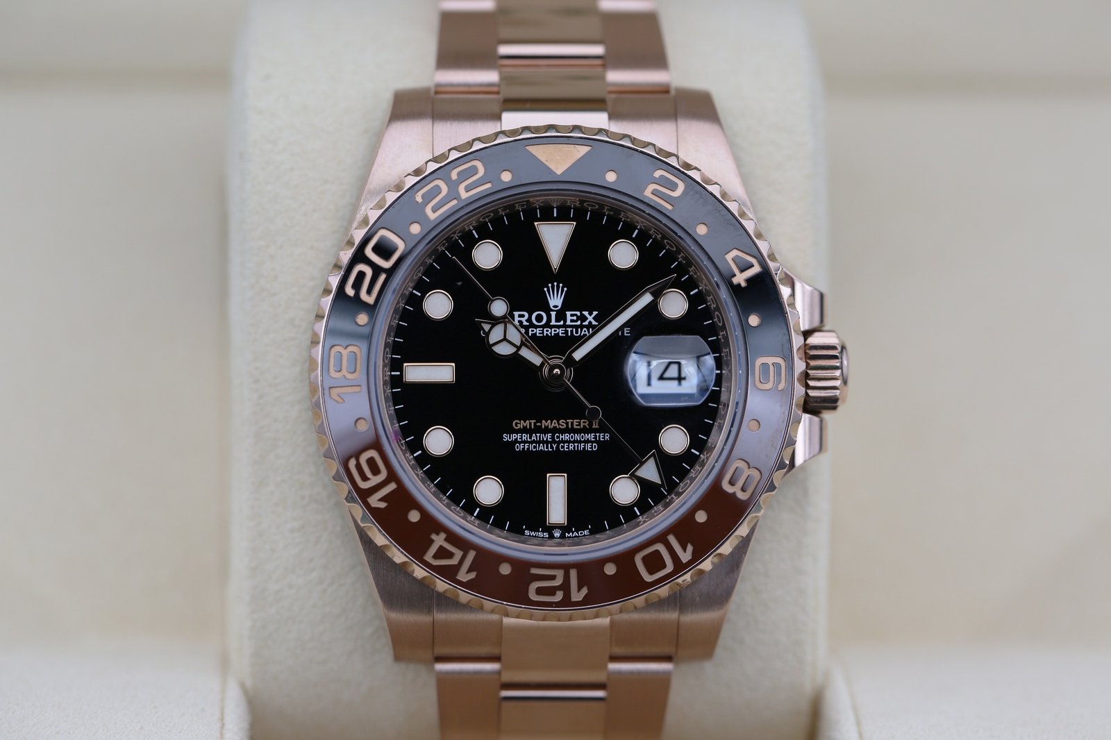Rolex 126715CHNR Black GMT-MASTER II 40mm 2019 ROOT BEER