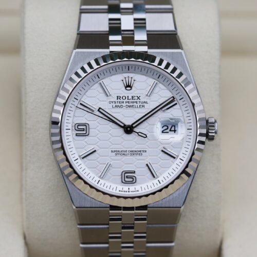 Rolex 127334 White LAND DWELLER 40mm